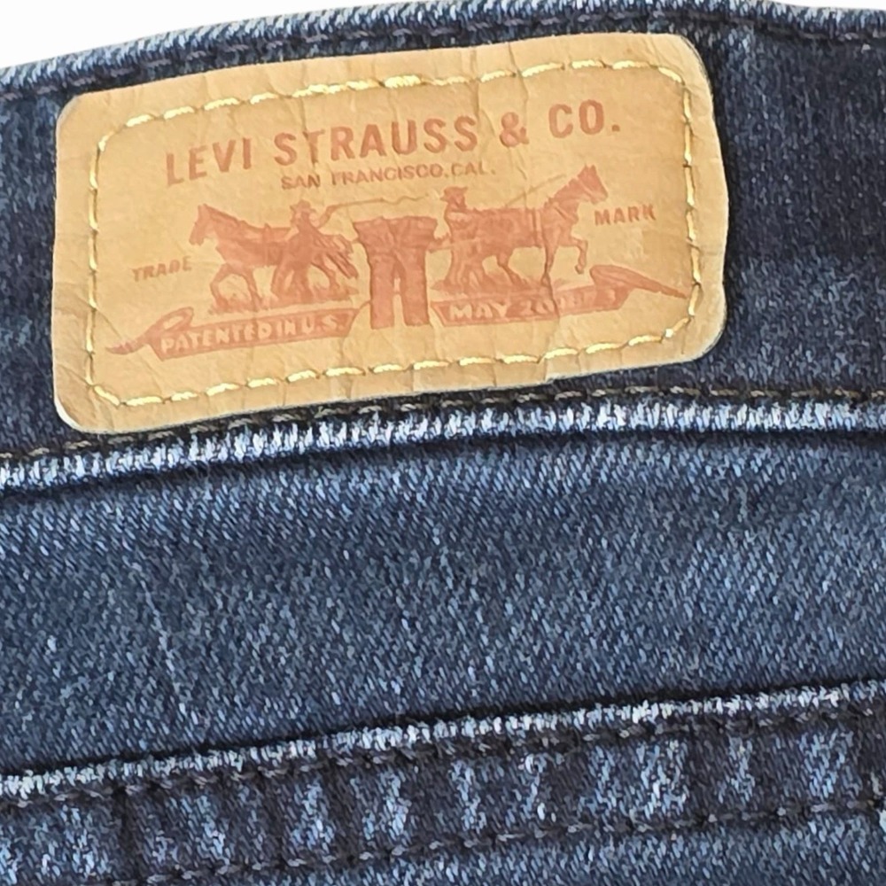 Levi's 525 Perfect Waist Bootcut Jeans Womens 8 M Dark Wash Stretch Denim - Picture 11 of 11